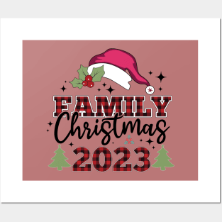 Christmas 2023 Family Matching Posters and Art